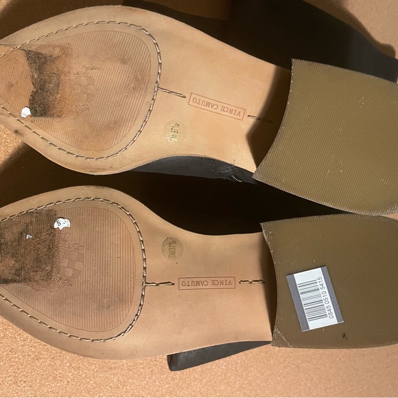 Vine Camuto Black Leather Breanna Boot - Picture 4 of 4